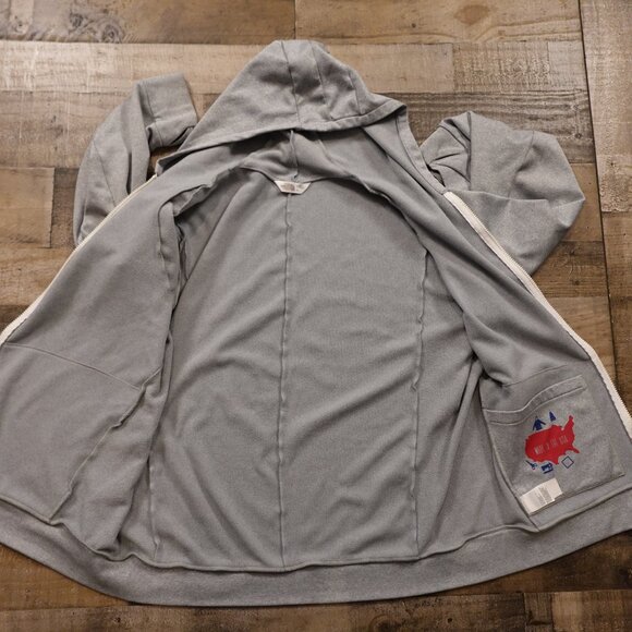 The North Face Full Zip Hoodie Men’s XL Gray Made in USA - Picture 12 of 16